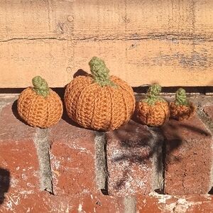 🍂 Pumpkins (Crochet)